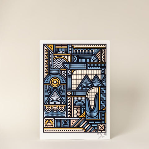 1.000 Teile Kunstpuzzle + Kunstdruck: Flipper – Alexander Isakov