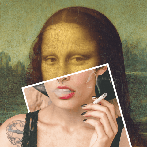 1.000 Teile Kunstpuzzle + Kunstdruck: Rebel – Jimi Cakmak