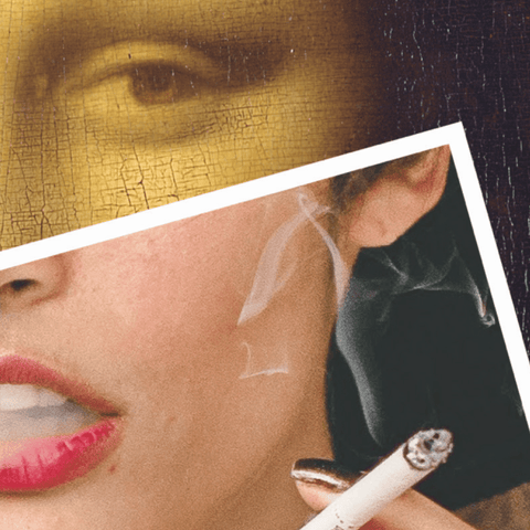 1.000 Teile Kunstpuzzle + Kunstdruck: Rebel – Jimi Cakmak