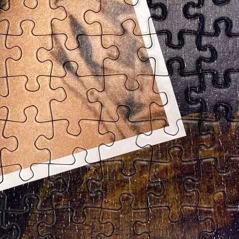 1.000 Teile Kunstpuzzle + Kunstdruck: Rebel – Jimi Cakmak