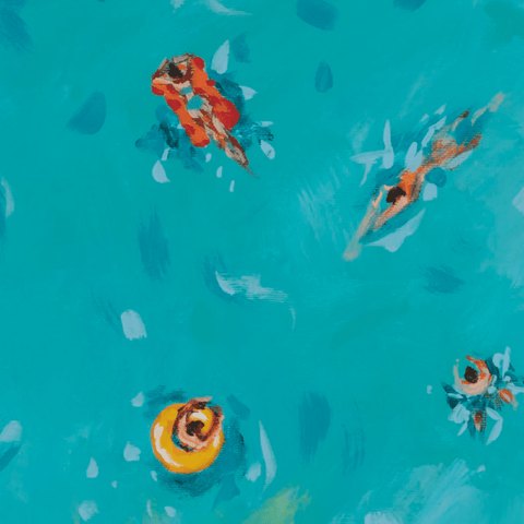 1.000 Teile Kunstpuzzle + Kunstdruck: Dreamy Beach – Natalia Nosek