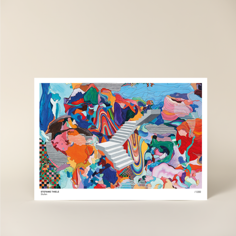 Limitierter Kunstdruck: Stufen - Stefanie Thiele