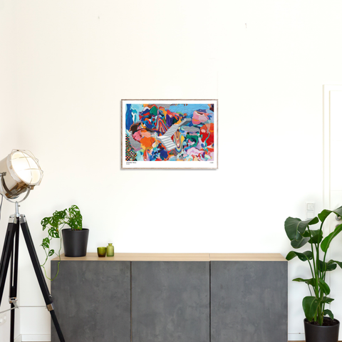 Limitierter Kunstdruck: Stufen - Stefanie Thiele