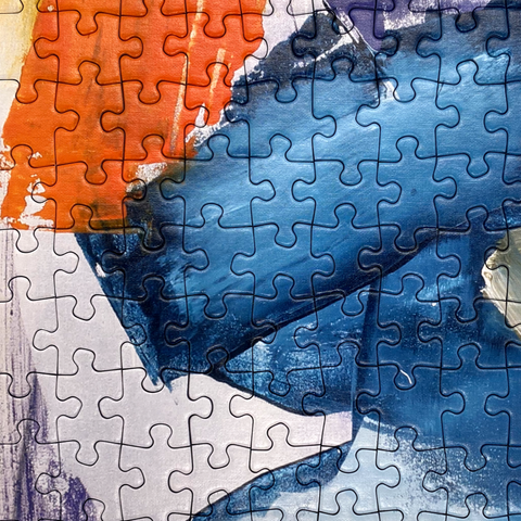 1.000 Teile Kunstpuzzle + Kunstdruck: Stroll through the Corner Shop – Susanne Kirsch